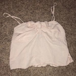 cream brandy melville tank top